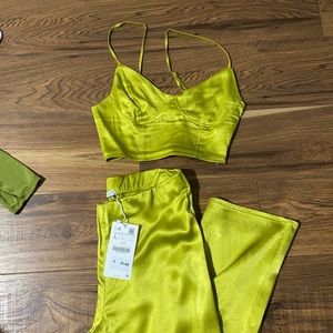 zara silk set